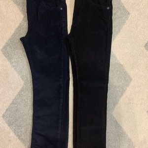2 Zara corduroy pants